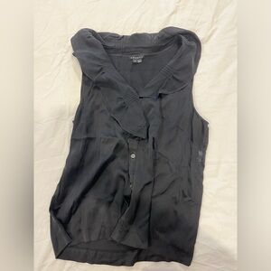 Theory sleeveless silk blouse size S